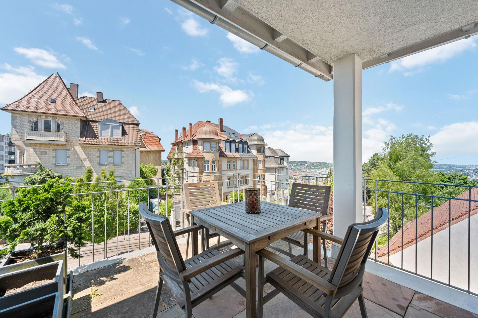 Loggia mit Aussicht