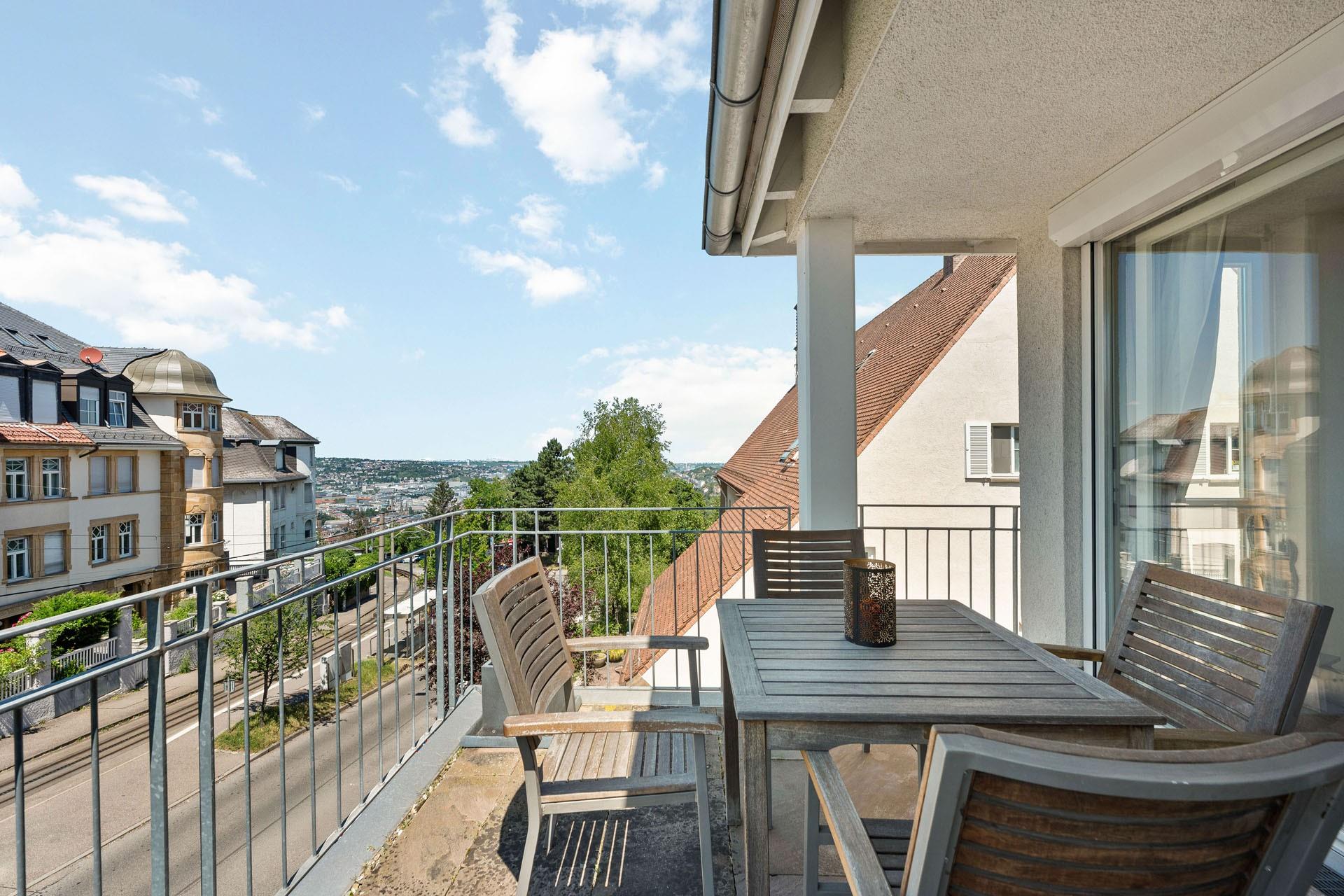 Loggia mit Aussicht
