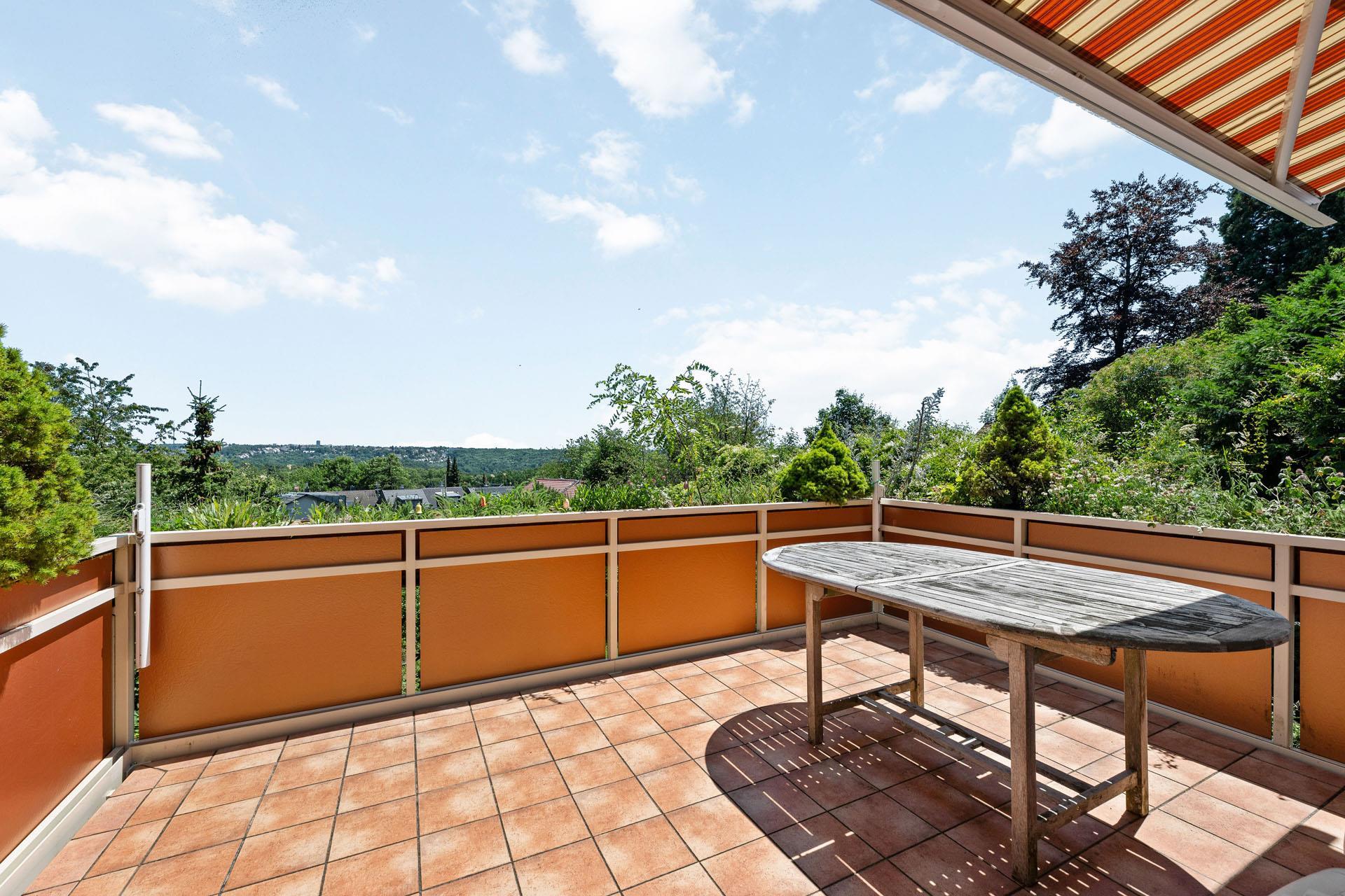 Balkon mit Aussicht