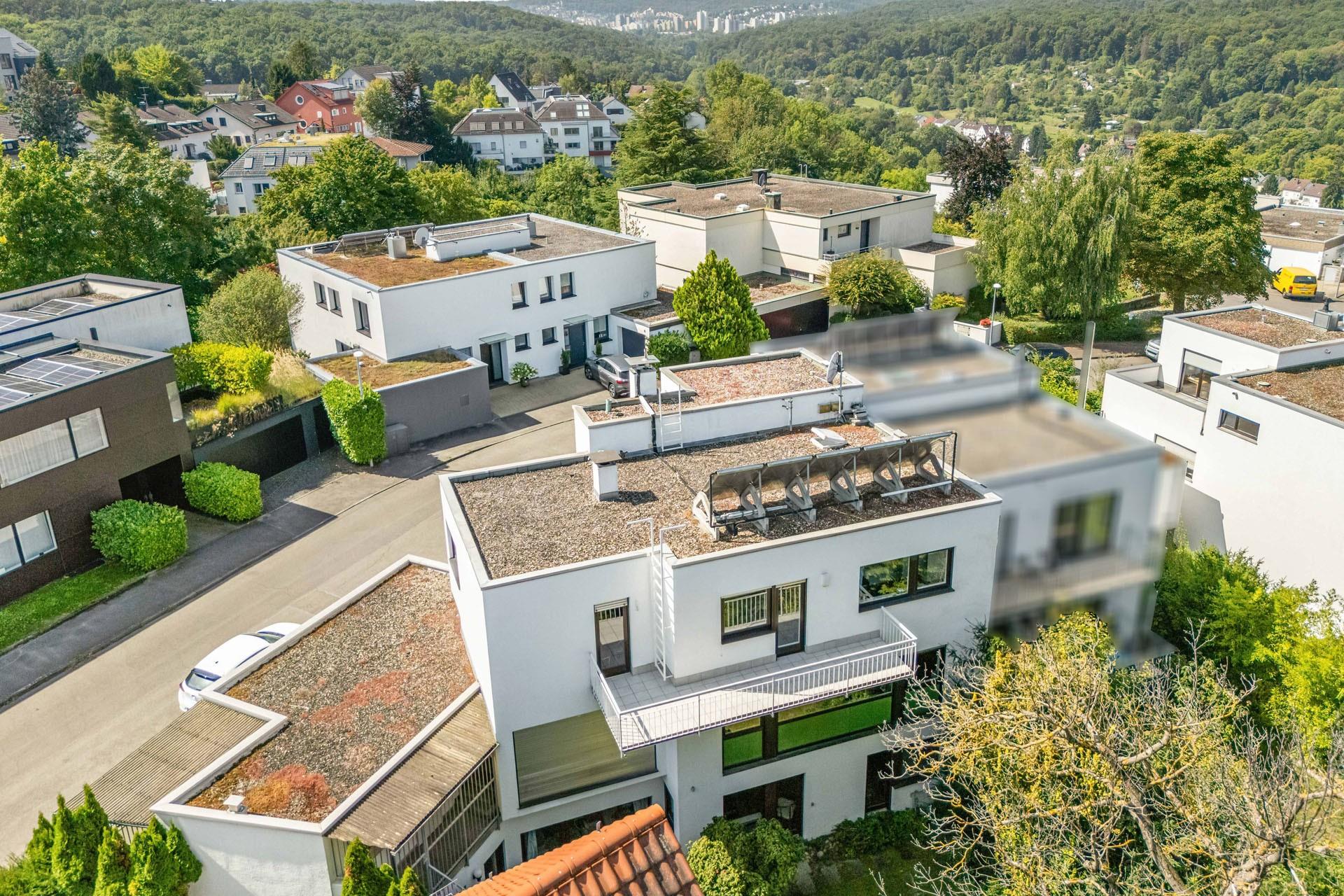 Hausrückseite