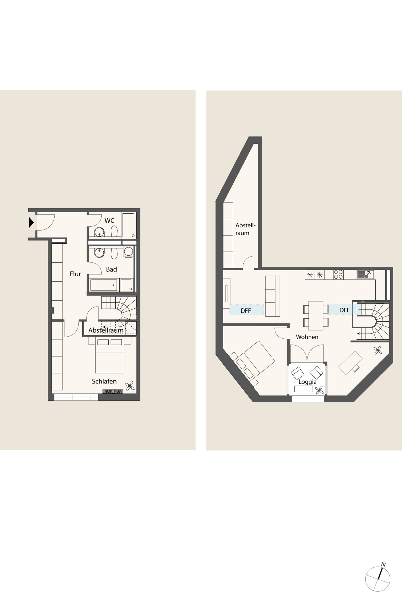 Grundriss-Skizze WE 35_Variante C