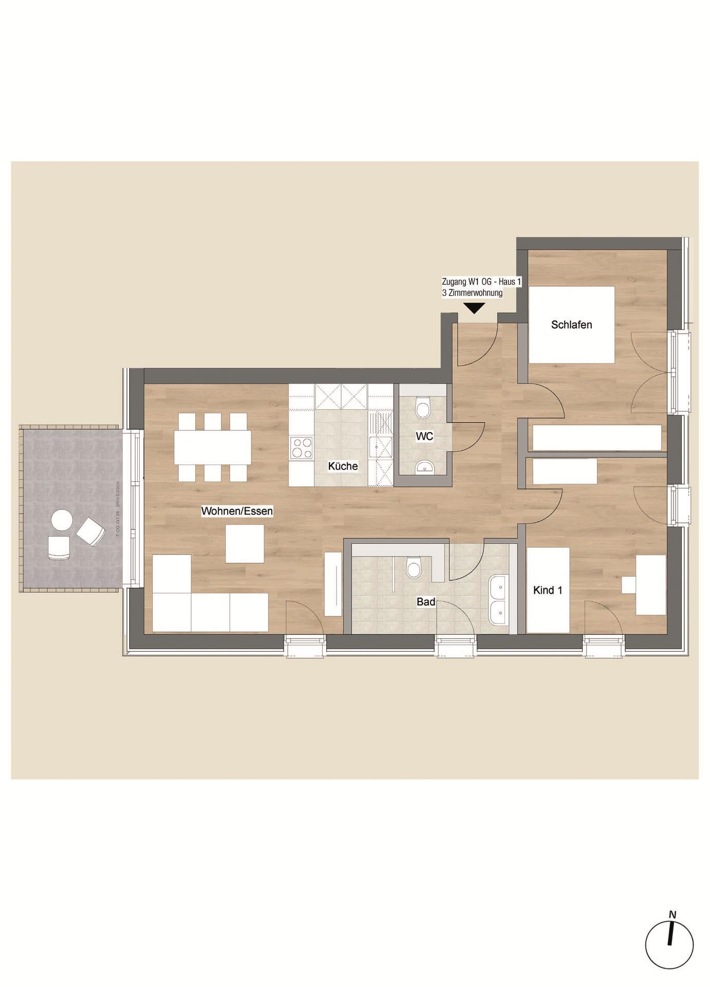 Grundriss-Skizze Typ B