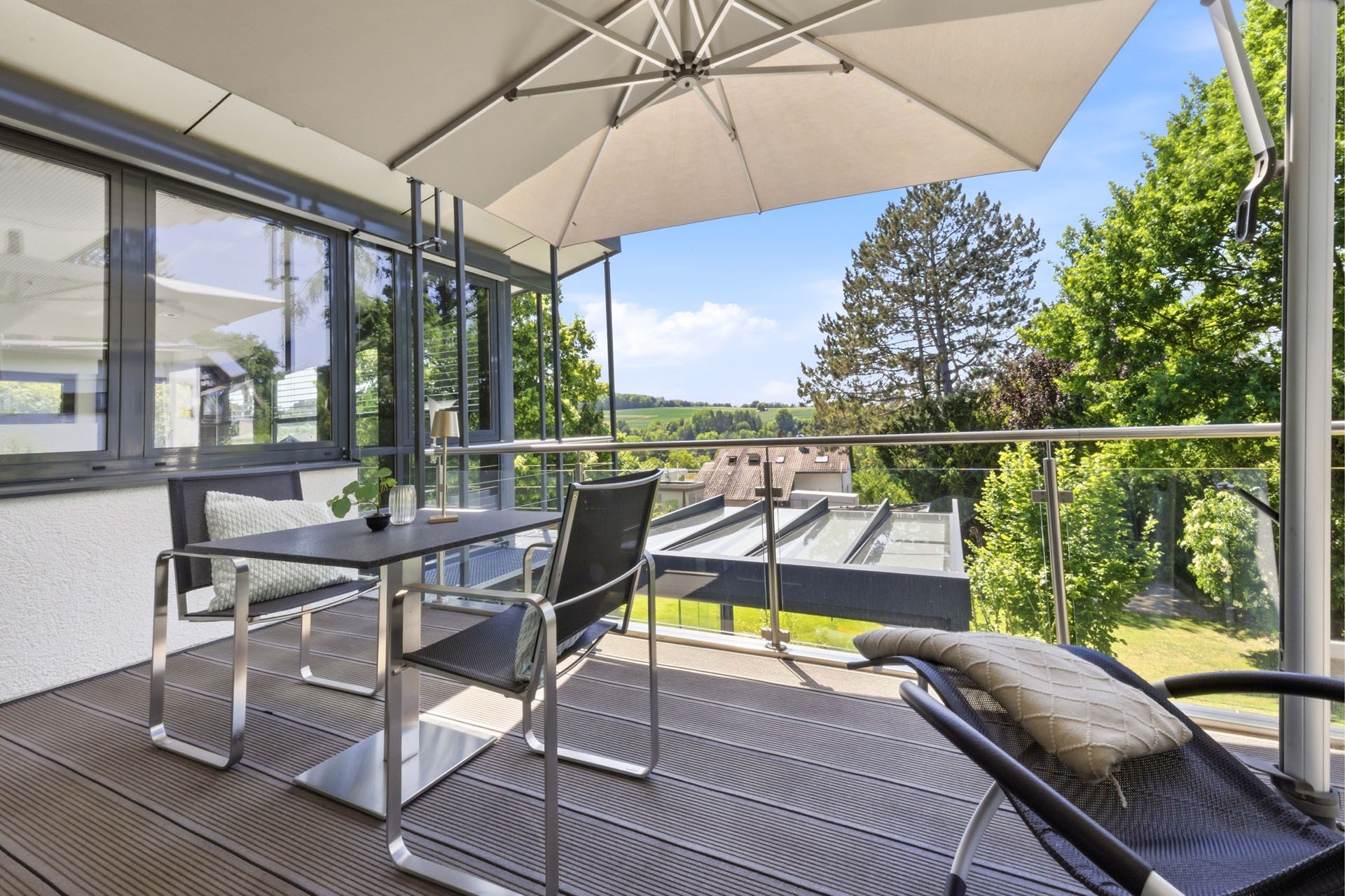 Terrasse oben