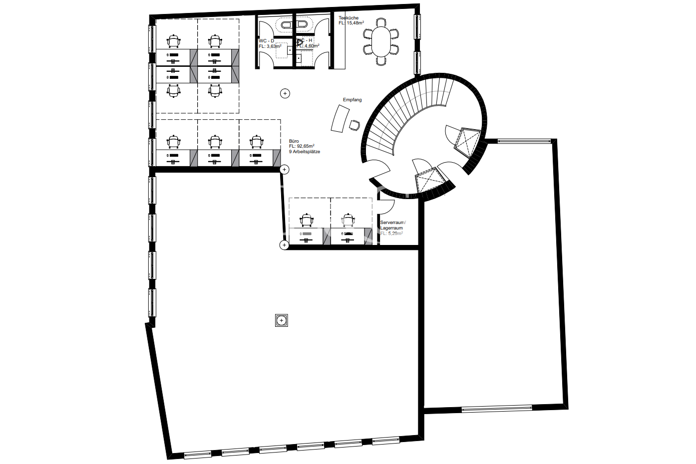 1. OG, mögliche Grundrissvariante