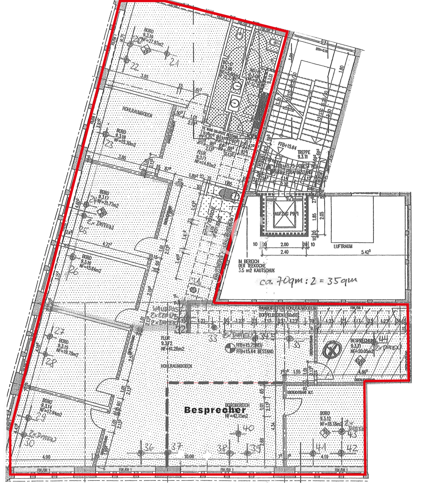 3. OG, Forststr. 9, ca. 301 m²