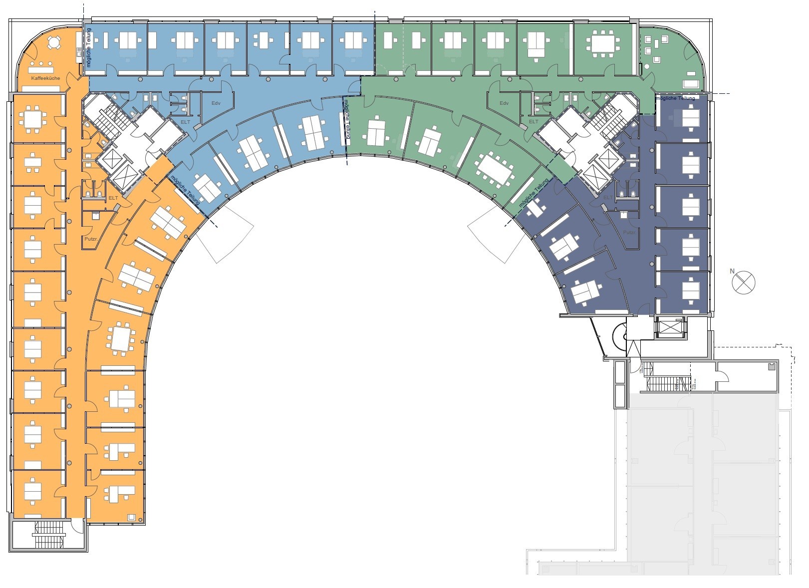 2. Obergeschoss - Haus 65-67