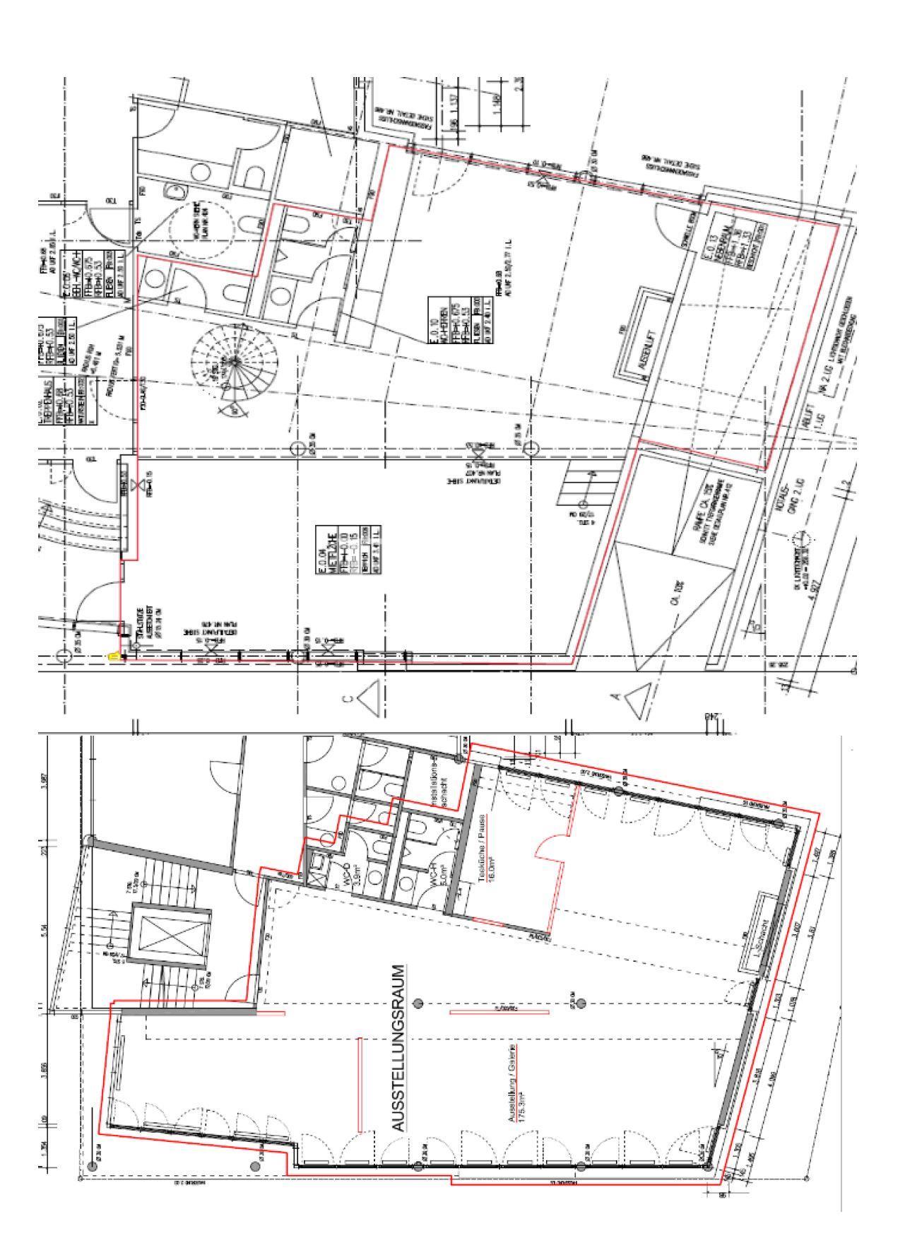 EG und 1.OG, interne Verbindung (Spindeltreppe)