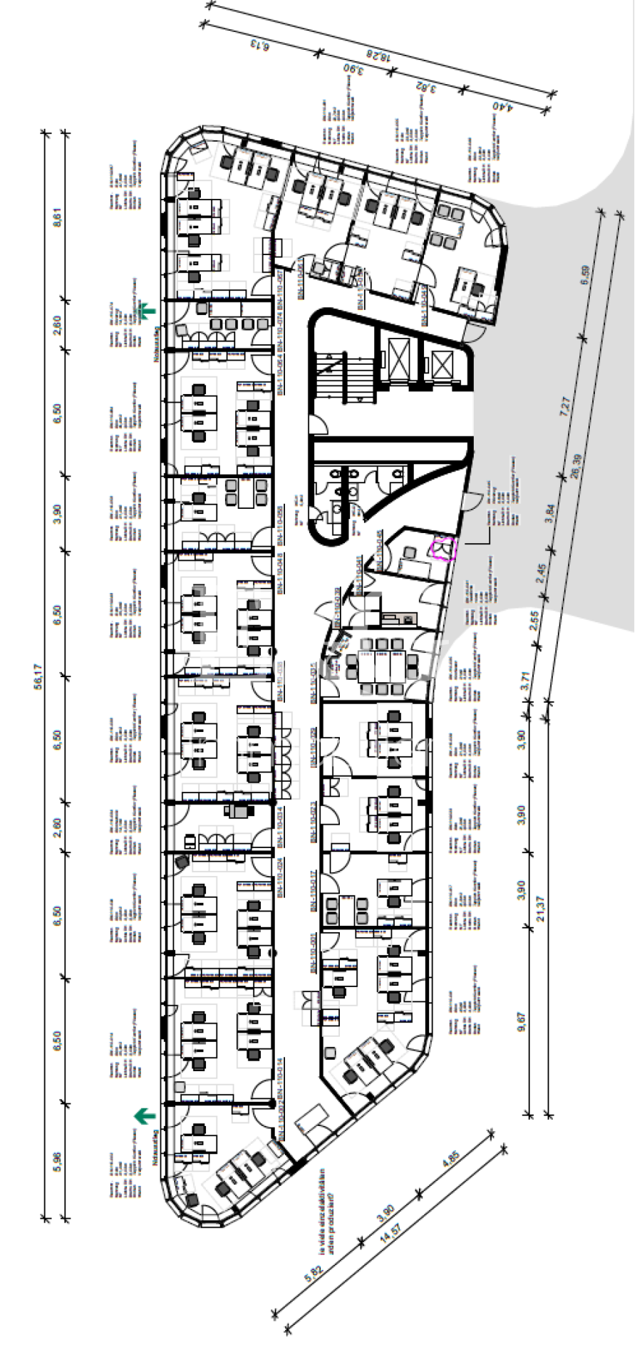 1. OG ca. 721 m²