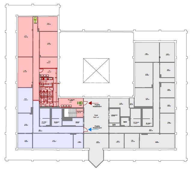 3. OG, 328 m² + 230 m²