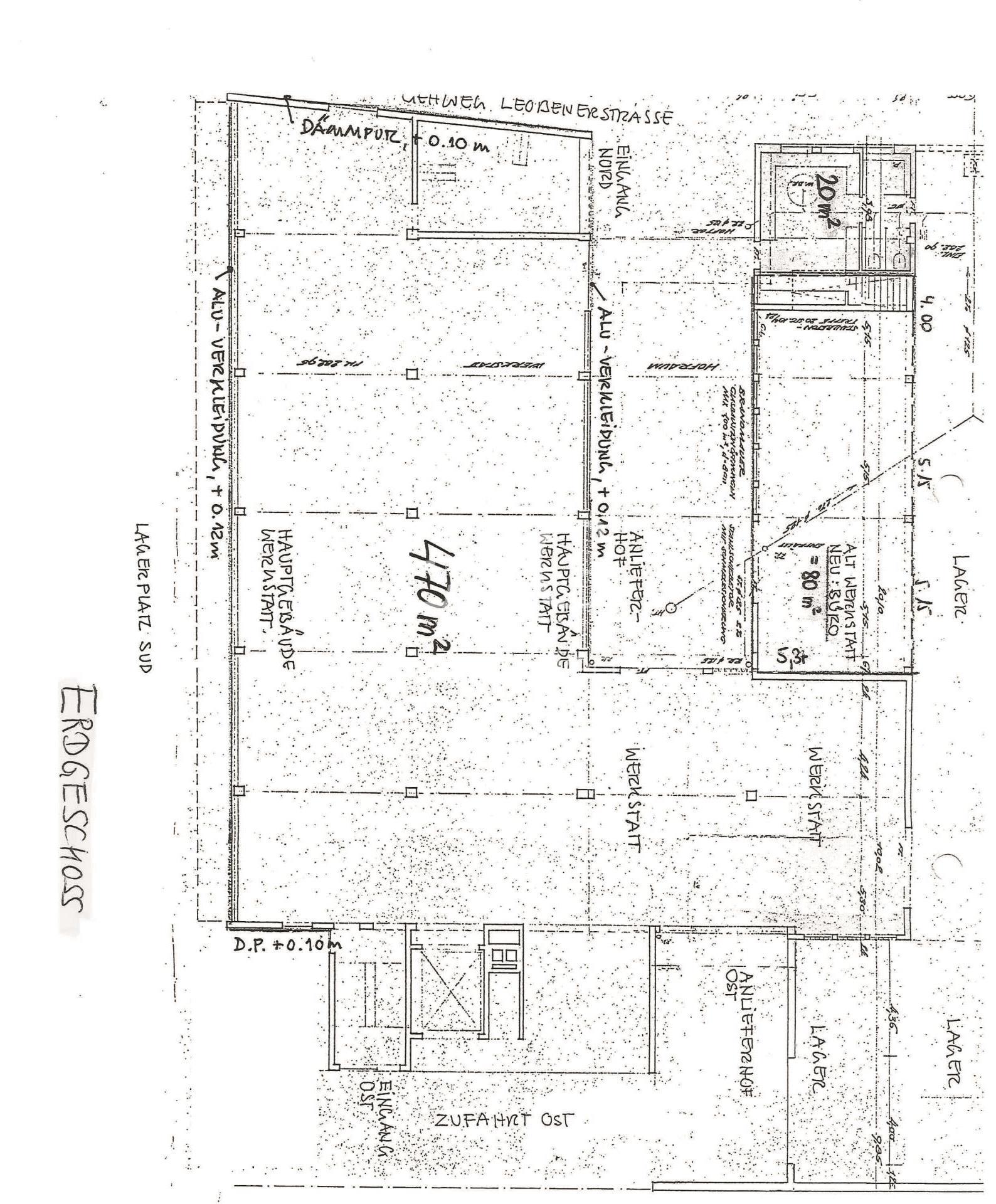 Grundriss EG Lagerfläche