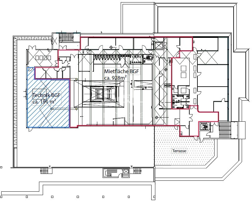 2. Obergeschoss_928 m²