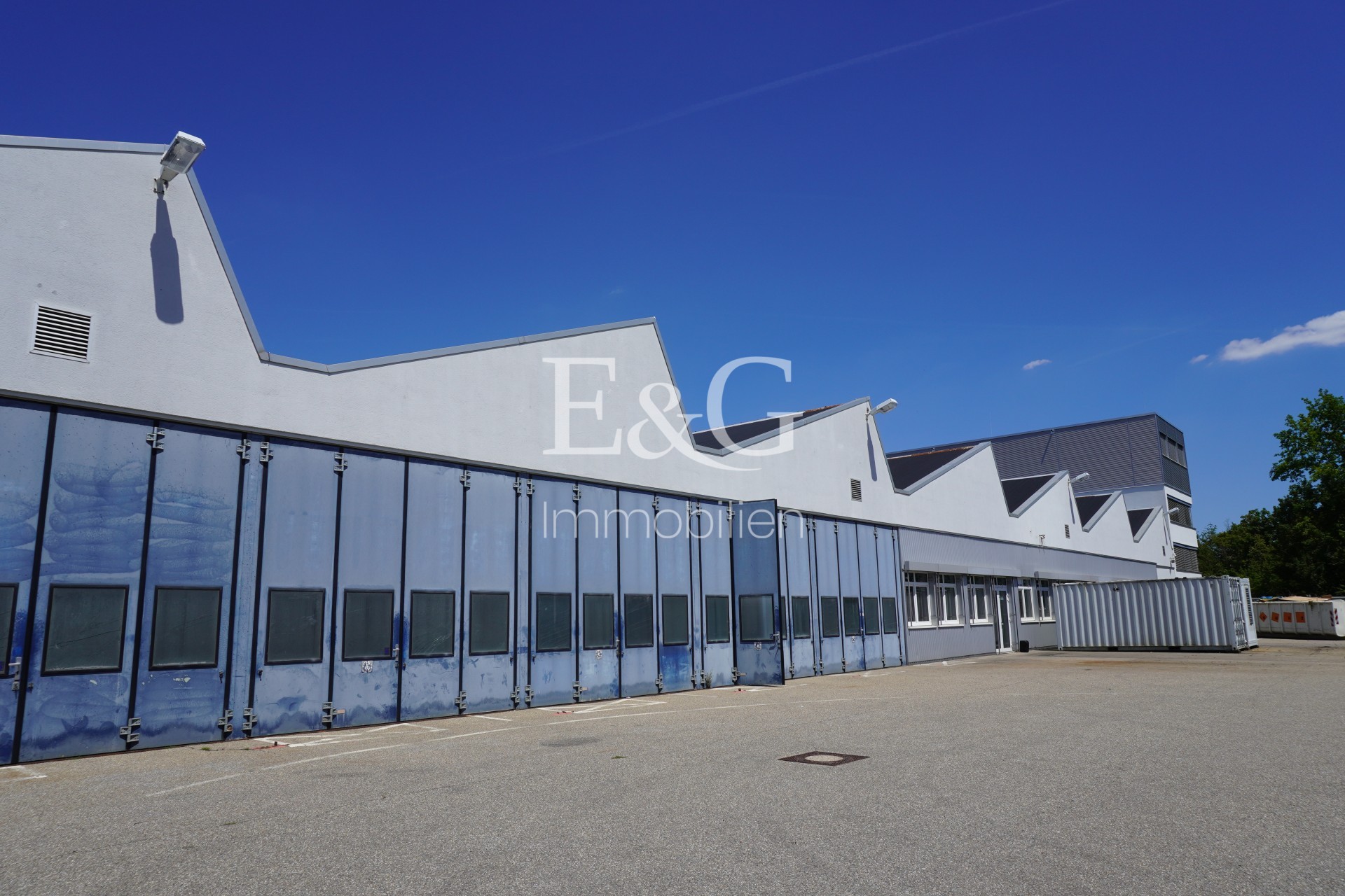 Außenansicht Halle