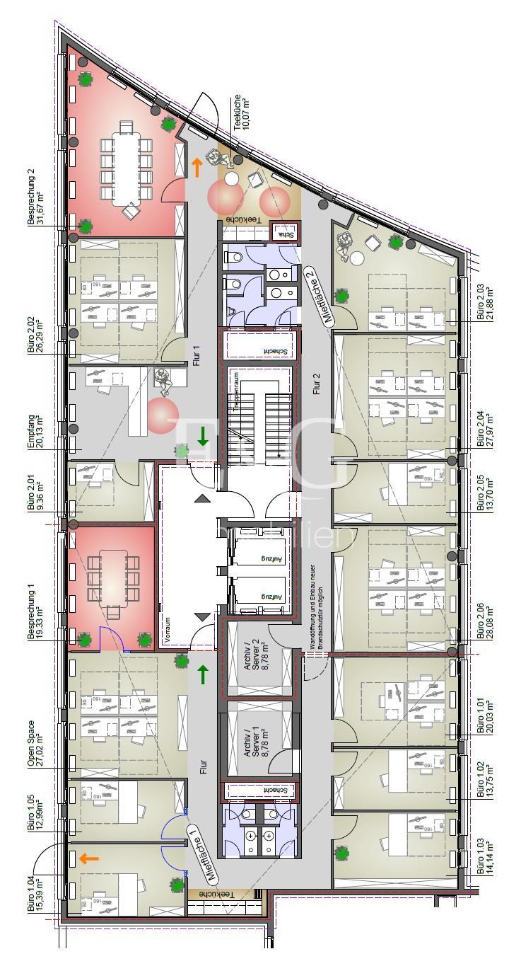 3. Obergeschoss (Haus E)