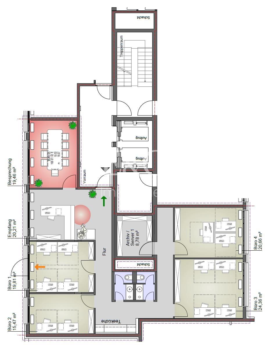 2. Obergeschoss (Haus E)