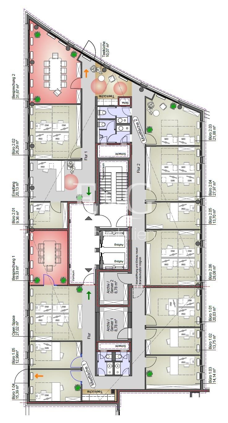 3. Obergeschoss (Haus E)