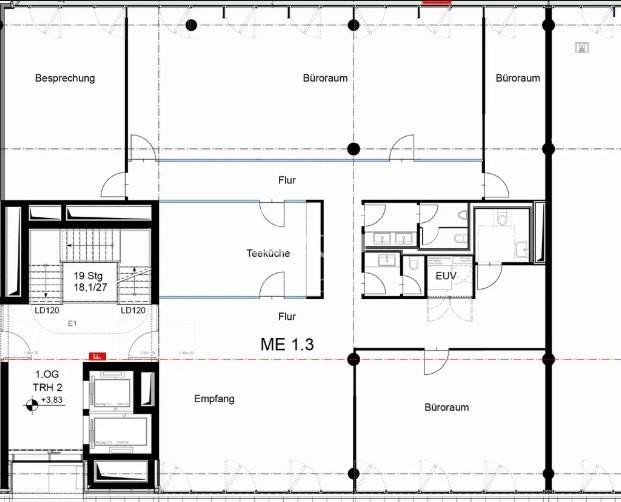 1. Obergeschoss, ca. 425 m²