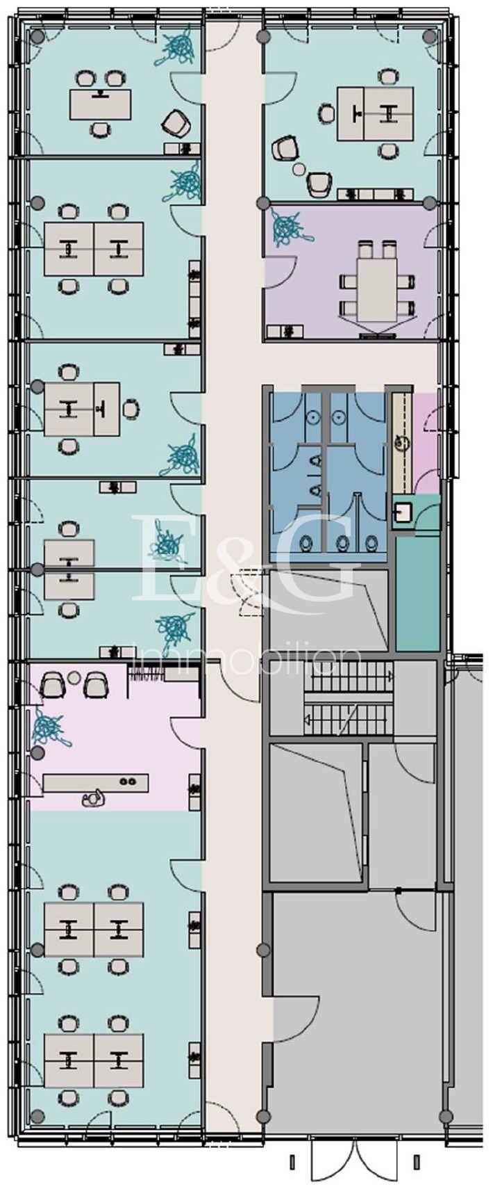 Erdgeschoss - 393 m²