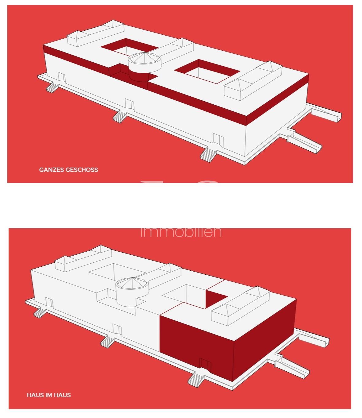 ganzes Geschoss+Haus im Haus