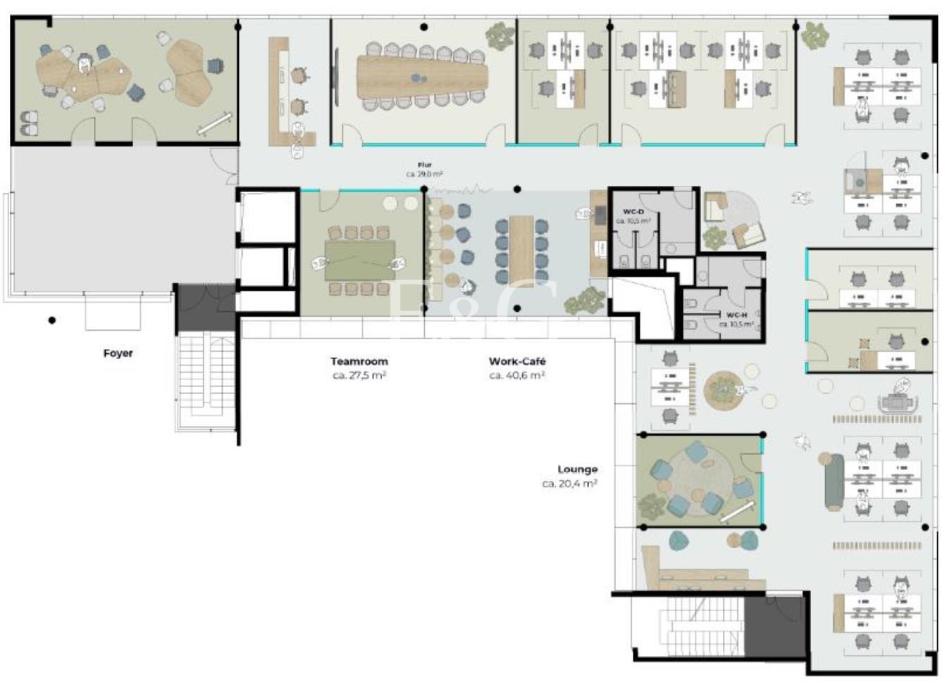 1.-3. Obergeschoss (Haus 42)