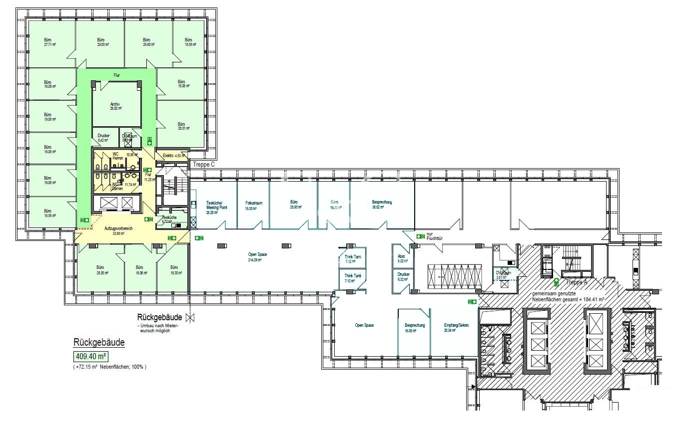 6. Obergeschoss_410 m²