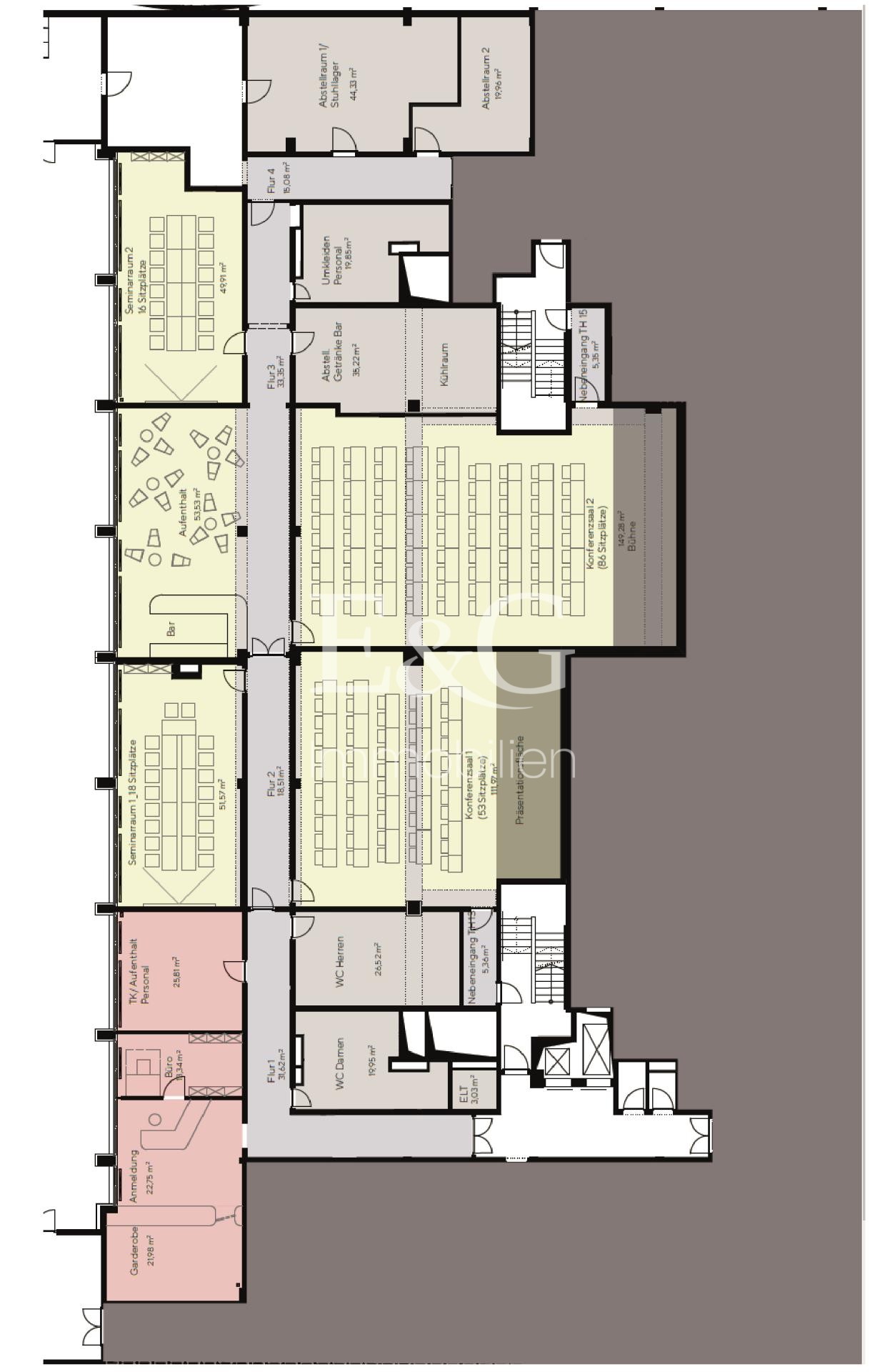 Entwurf Konferenzräume