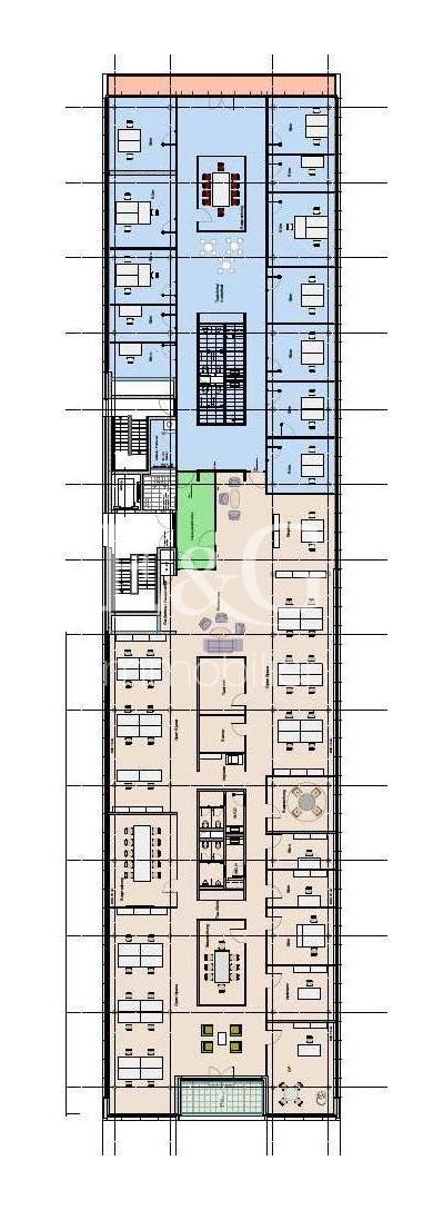 1. Obergeschoss teilbar (657m² / 434m²)