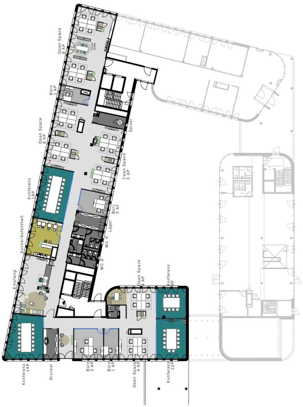 Erdgeschoss - 1.046 m²