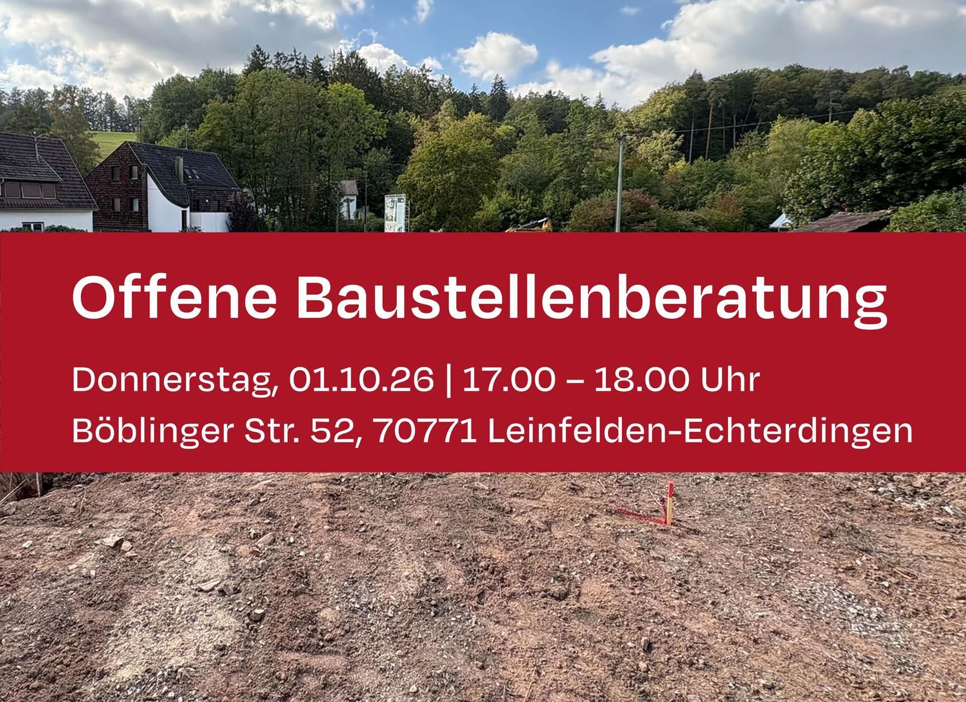 Offene Baustellenberatung 