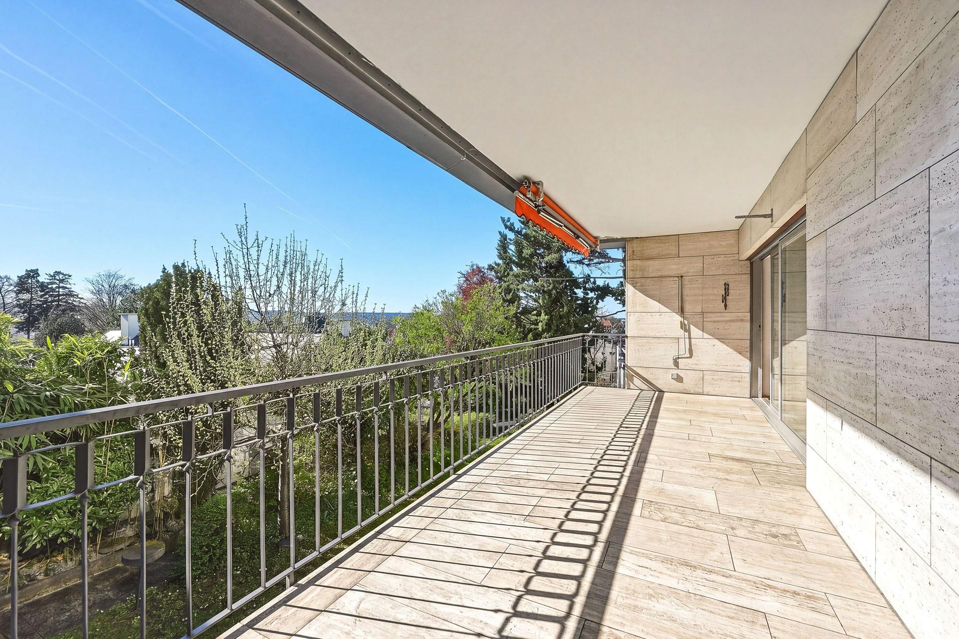 Balkon mit Aussicht